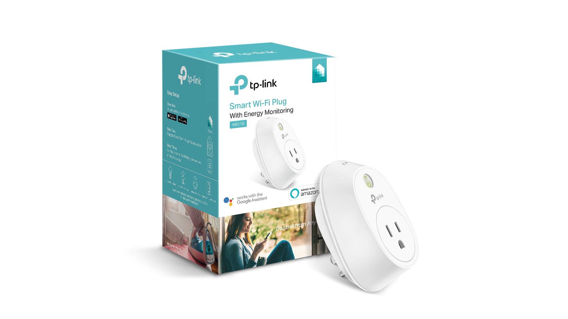 TP-Link Kasa Smart Plug with energy monitoring and remote control