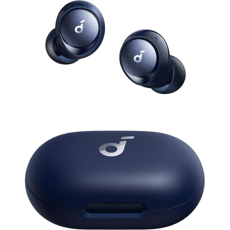 Soundcore Space A40 active noise cancelling wireless earbuds with charging case